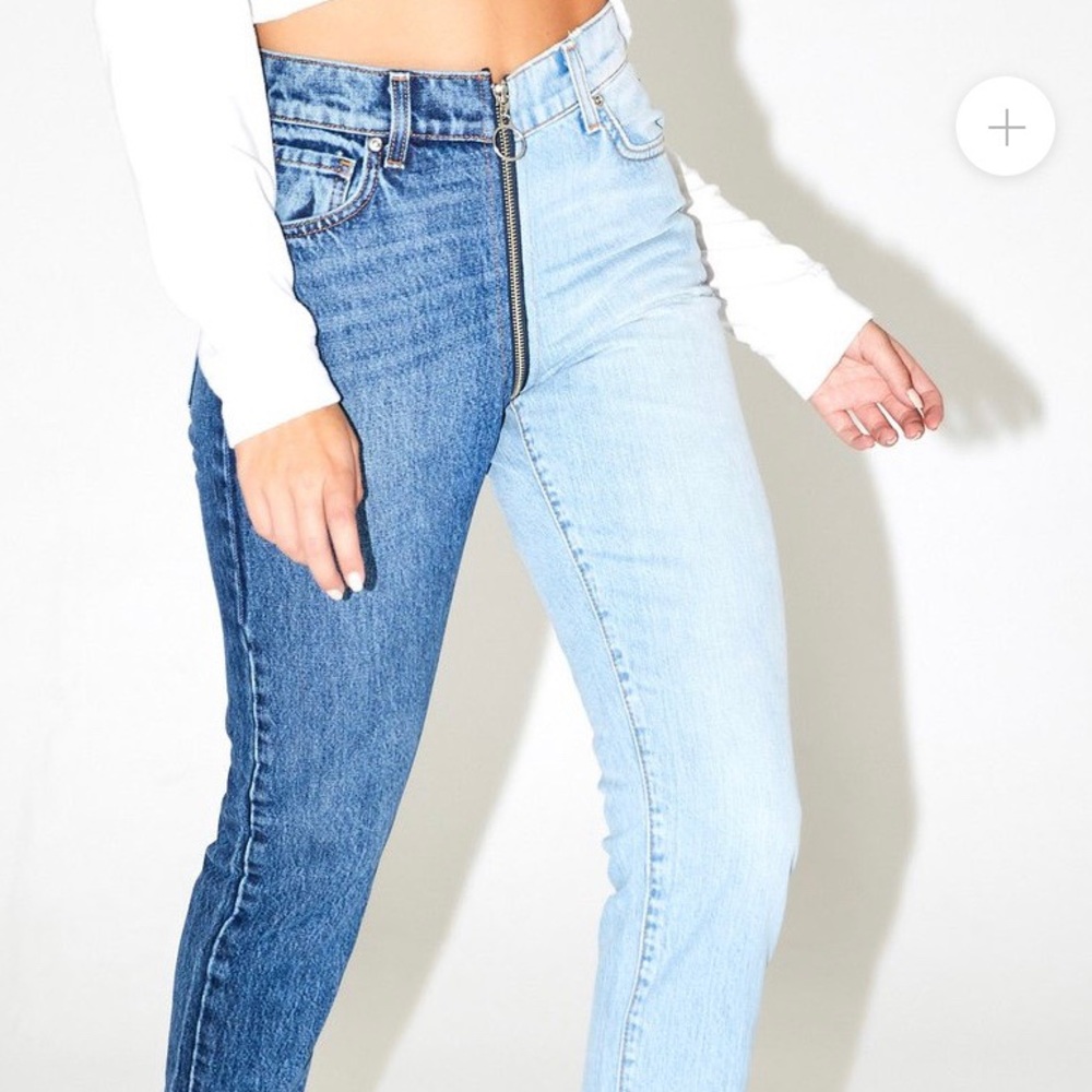 Brand new Revice Denim yin yang crops size 28